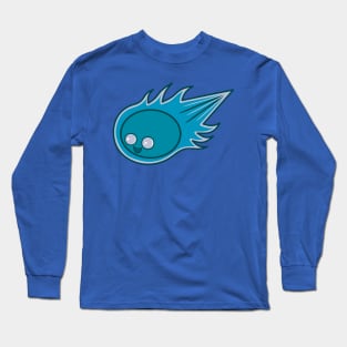 Happy Comet 2 - Blue Comet Long Sleeve T-Shirt